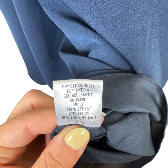 Milly Cady Collection Angular Trapeze Mini Sleeveless Party Dress with POCKETS - Picture 13 of 14